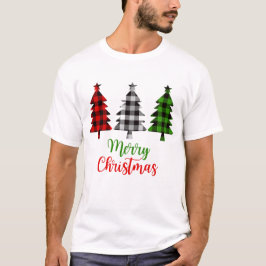 Camiseta Feliz Navidad Escuadrón de Navidad Rojo Blanco Ver