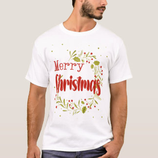 Camiseta Feliz Navidad, espíritu de feriado global