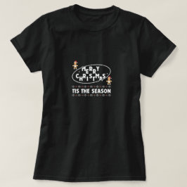 Camiseta "Feliz Navidad 'Este es el diseño festivo de tempo
