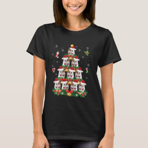 Camiseta Feliz Navidad Exótico Cat Santa Tree de Shorthair