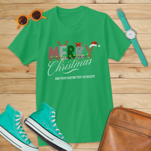 Camiseta Feliz Navidad Familia Partido de Parejas