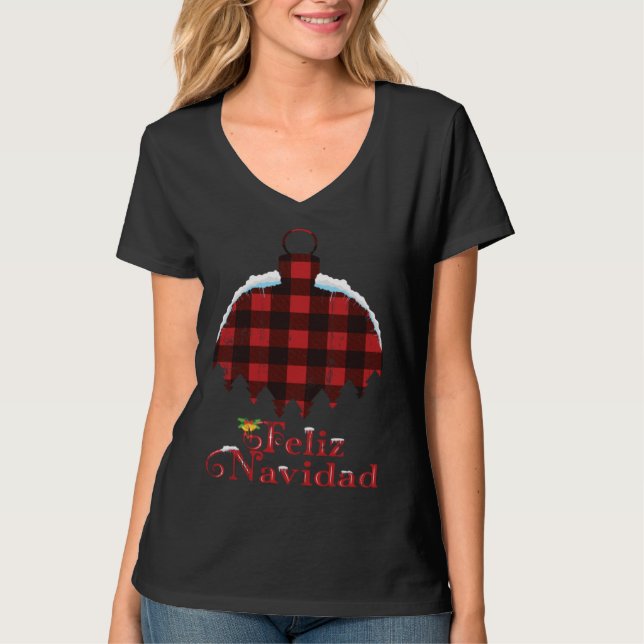 Camiseta Feliz Navidad Family Matching Spanish Christmas Re (Anverso)