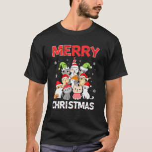 Camiseta Feliz Navidad Fea Gatos Atractivos Pajamas Sant