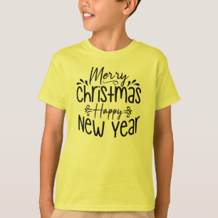 Camiseta Feliz Navidad Feliz Año Nuevo