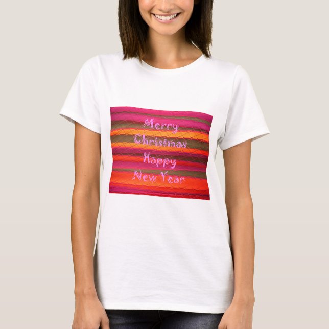 Camiseta Feliz Navidad Feliz Año Nuevo (Anverso)