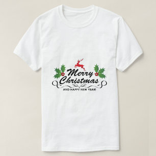 Camiseta Feliz Navidad Feliz Año Nuevo