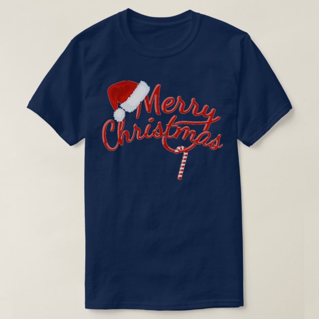 Camiseta Feliz Navidad Feliz Año Nuevo 5 (Diseño del anverso)