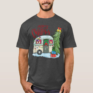 Camiseta Feliz Navidad Feliz Camper Funny Camping Life Fa