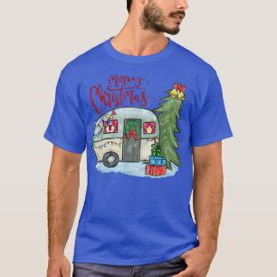 Camiseta Feliz Navidad Feliz Camper Funny Camping Life Fa