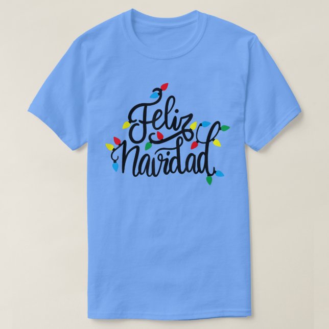 Camiseta Feliz Navidad Feliz Navidad Feliz Navidad Navidad  (Diseño del anverso)