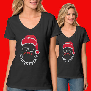 Camiseta Feliz Navidad, Feliz y Brillante