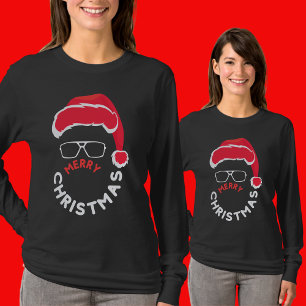 Camiseta Feliz Navidad, Feliz y Brillante
