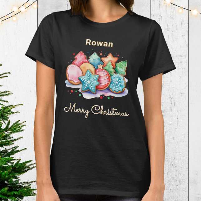 Camiseta Feliz Navidad Festividad Cocinas Heladas Personali (Subido por el creador)