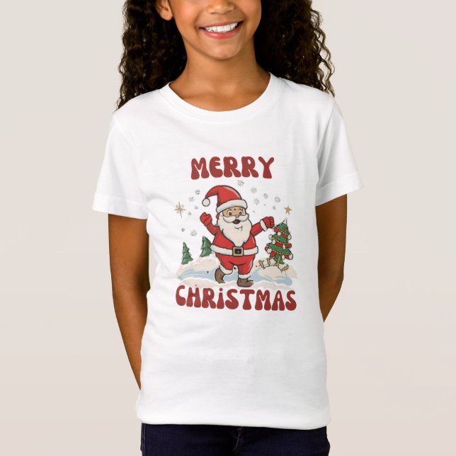Camiseta Feliz Navidad Fine Jersey (Anverso)