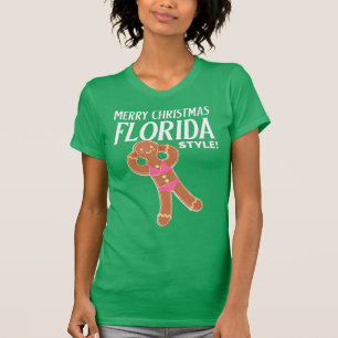 Camiseta Feliz Navidad FLORIDA ESTILO Gingerbread Bikini