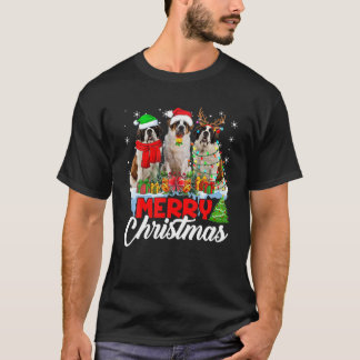 Camiseta Feliz Navidad Funny Bernard Dog Lover Xmas Holid