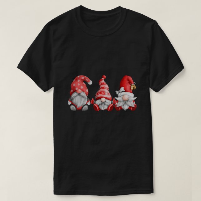 Camiseta Feliz Navidad Funny Gnomes Santa Claus Classic T (Diseño del anverso)
