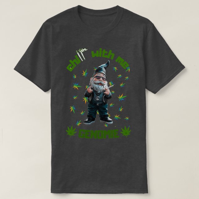 Camiseta Feliz Navidad Funny Gnomes stoner Gnome  (Diseño del anverso)