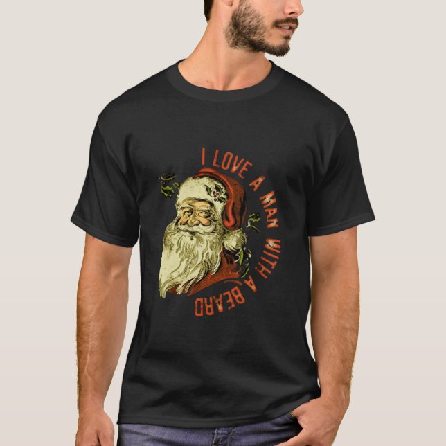Camiseta Feliz Navidad: Funny Santa Claus (Anverso)