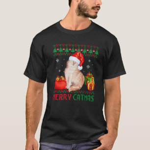 Camiseta Feliz Navidad, gato, Navidades feos, mamá de Egeo