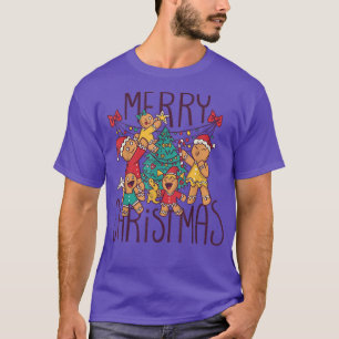 Camiseta Feliz Navidad, Gingerbread Cookies Family