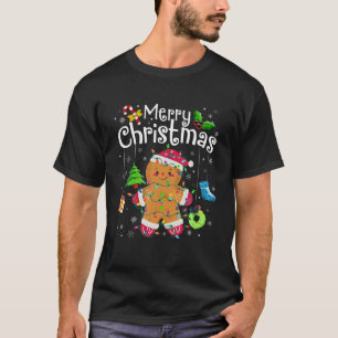 Camiseta Feliz Navidad Gingerbread Man Xmas Cookie T Shir