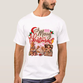 Camiseta Feliz Navidad Gingerbread Sweore Galore