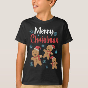 Camiseta Feliz Navidad Gingerbread Xmas Cookies