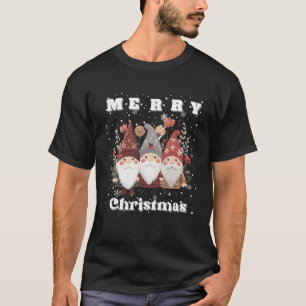 Camiseta Feliz Navidad Gnomes Cute Gnomes Xmas Sweatshirt