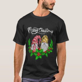 Camiseta Feliz Navidad Gnomes Navidad Familiares Hombres Mu