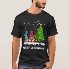 Camiseta Feliz Navidad Gnomes Navidad Familiares Hombres Mu