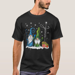 Camiseta Feliz Navidad Gnomes Navidad Familiares Hombres Mu
