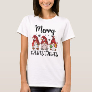 Camiseta Feliz Navidad Gnomies Gnomos de Navidad