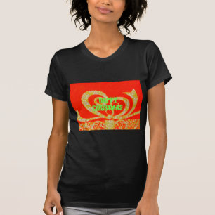 Camiseta Feliz Navidad Golden Red Snowflex.jpg