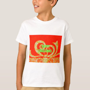 Camiseta Feliz Navidad Golden Red Snowflex.jpg