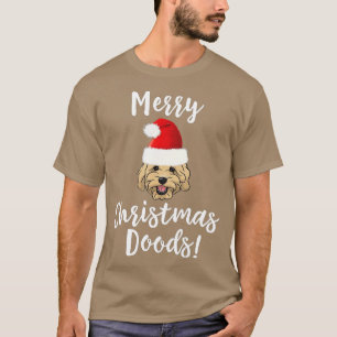 Camiseta Feliz Navidad Goldendoodle Perro Gracioso -gigapix
