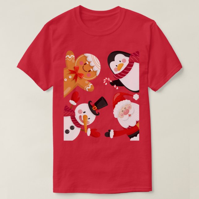 Camiseta Feliz Navidad Graciosa Navidad Navidad Navidades d (Diseño del anverso)