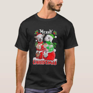 Camiseta Feliz Navidad Graciosa Oveja De Renos De Papá Noel