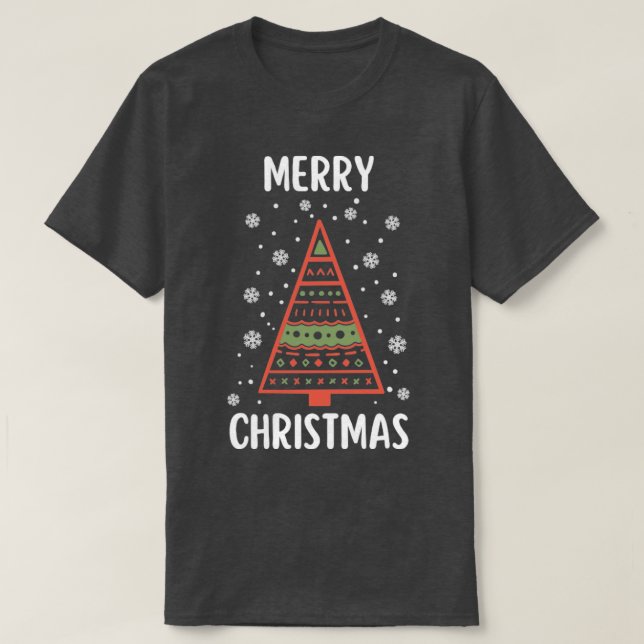 Camiseta Feliz Navidad Gracioso Navidad Shirt122 (Diseño del anverso)