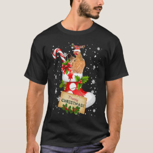 Camiseta Feliz Navidad Gracioso Papá Noel reno