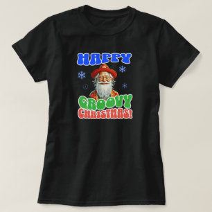 Camiseta ¡Feliz Navidad Groovy!
