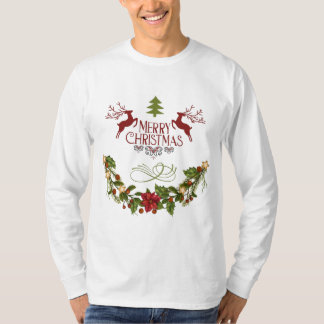 Camiseta Feliz Navidad Guay Trendy Vintage Long Sleeve