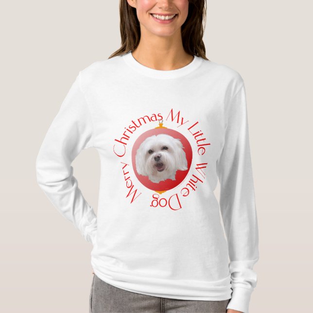 Camiseta Feliz Navidad Havanés (Anverso)