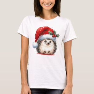 Camiseta Feliz Navidad Hedgehog