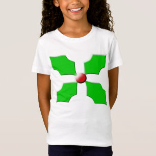 Camiseta Feliz Navidad Holly Kids T Shirt
