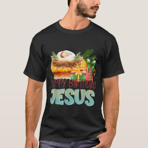 Camiseta Feliz Navidad Jesús Es El Regalo Al Mundo Chr