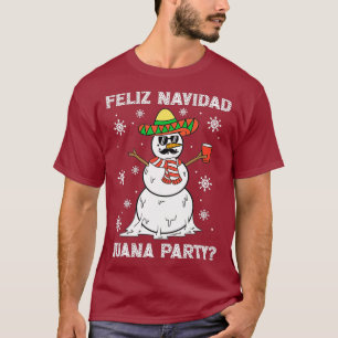 Camiseta Feliz Navidad Juana Fiesta Guay Regalos Mexicanos