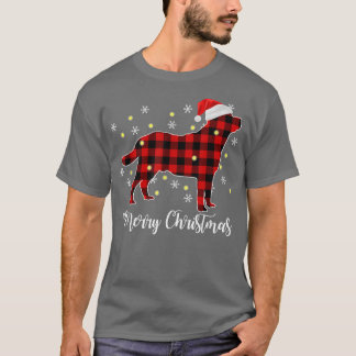 Camiseta Feliz Navidad Jugado Búfalo Labrador Lover