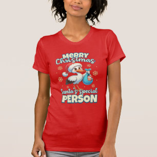 Camiseta Feliz Navidad, la persona especial de Papá Noel se