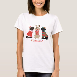 Camiseta Feliz Navidad Labrador Recuperar Perros